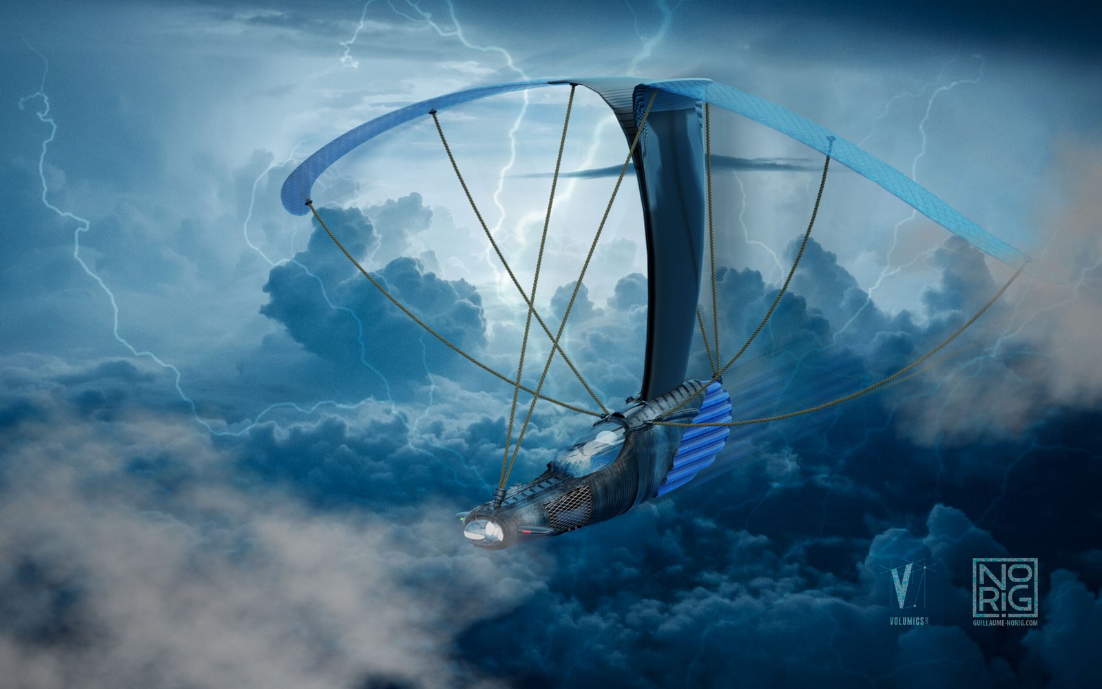 PARAPENTE STEAM PUNK